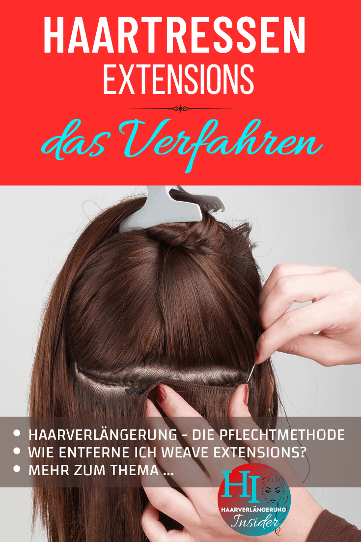 Haartressen extensions methode